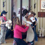 children learn about the wild west